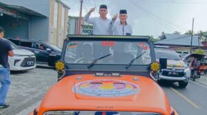 Pasangan SALAM Resmi Mendaftar sebagai Bakal Calon Bupati/Wakil Bupati Touna untuk Pilkada 2024
