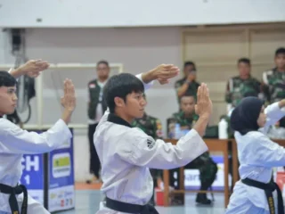 Kejuaraan Bergengsi Taekwondo Danrem 132/Tdl CUP II se-Indonesia Resmi Dimulakan