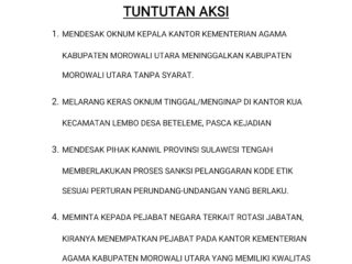 Tuntutan Warga Pengawal Keragaman