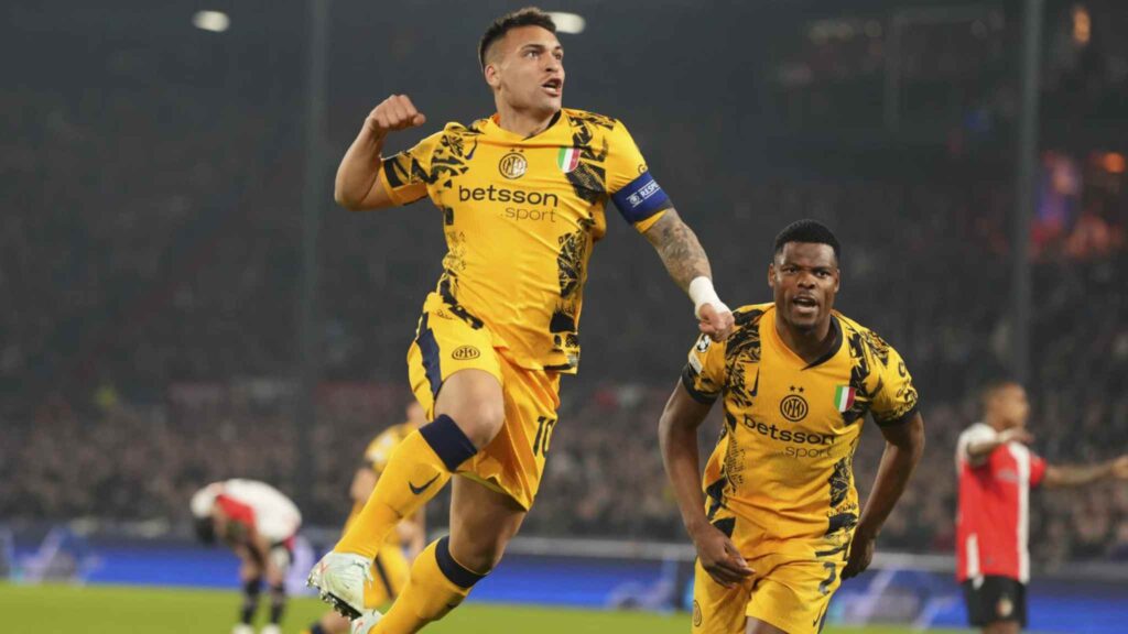 Inter Milan Raih Kemenangan Meyakinkan 2-0 atas Feyenoord di Liga Champions, Lautaro Martinez Cetak Rekor Baru